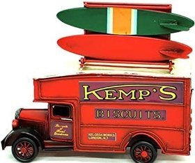 Resim Kişiye Özel Dekoratif Metal Araba Kumbara Ve Çerçeveli 