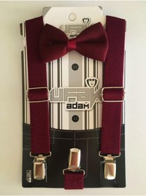 Resim Genel Markalar Papyonlu Pantolon Askısı Bordo 