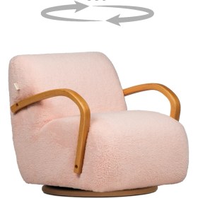 Resim Mojo Soho Twist Dönen Ayaklı Çocuk Koltuğu Pembe 