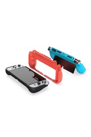 Resim Dobe Nintendo Switch OLED El Destekli Grip Tasarımlı Koruyucu Silikon Kılıf 