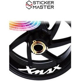 Resim Yamaha XMAX Jant Sticker | 4'lü İç Kenar Seti | Sticker Master - Kırmızı 