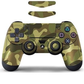 Resim Veri Kurbağa Kamuflaj Tam Kapak Kaplama Çıkartmalar Ps4 Denetleyicisi Vinil Green 