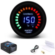 Resim Araba Modifiye Su Sıcaklık Göstergesi 12v Evrensel Yarış Aleti Led Ölçek + Dijital Ekran 2 İnç 52mm 1405 