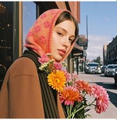 Resim Willowhaven Pembe Kırmızı Yonca Desenli Yıkanabilir Kadın Balakava Atkı Maske Pembe Kırmızı Renk 