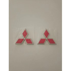 Resim L300 Ön Ve Arka Arma 2li Takım 7.5 Cm Mitsubishi L300 Ön Panjur Arması Arka Arma Logo 