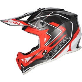 Resim Acerbis Lınear Kask 2206 Gri Kırmızı 