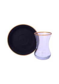 Resim Lıvıano Çay Takımı 12 Parça Grun V2 Ars 4743 Siyah - Altın 