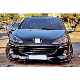 Resim Peugeot 407 Ön Tampon Eki Karlık Fiberglass Boyasız 