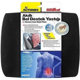 Resim Visco Akıllı Bel Destek Yastığı Siyah 