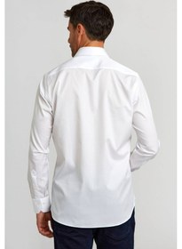 Resim Bisse Platınıum Regular Fit Gömlek Beyaz Pltg001 D01 Beyaz 