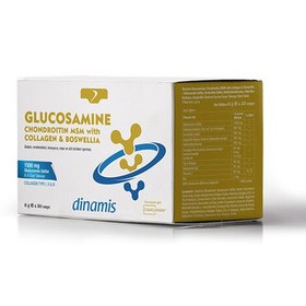 Resim Dinamis Glucosamine Chondroitin MSM Takviye Edici Gıda 6 g x 30 Saşe 
