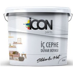 Resim Icon Silikonlu Mat Iç Cephe Boyası 15 Lt. 