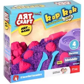 Resim Art Craft Kap Kek Kurumayan Kinetik Kum Seti 500 gr 
