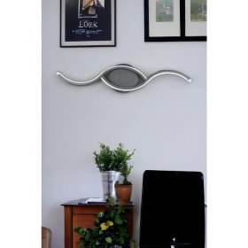 Resim Ezgi Modern Tasarım Siyah Renk Gün Işığı Ledli Banyo - Mutfak - Salon LED Duvar Aplik 