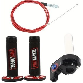 Resim Cloudstore Kırmızı Motorcycle Atv Off-road Hızlı İvme Gaz Kablosu 1200mm Honda Kawasaki Ktm Yamaha Suzuki 
