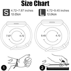 Resim Gaojunshop01 Fitbit Versa 2 Versa Lite Uyumlu Siyan Silikon Nefes Alabilir Spor Bileklik 