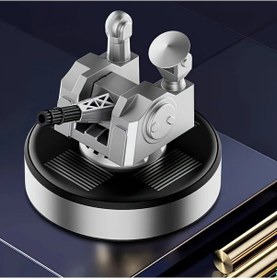 Resim Techbloom 1 Adet Mini Alaşım Top Masaüstü Aksesuarı Silver Ocean Dayanıklı Metal Model Detaylı Yüzey İşlemeli Araç Dekoru Ve Ofis Süsü 