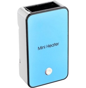 Resim Halka Sıcaklığı Otomatik Kontrol Eden Küçük Ev Tipi Ptc Seramik Isıtıcı - Sessiz Çalışma, Portatif Tasarım, Mavi Renk, Avrupa Standardı 