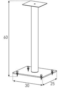 Resim Sonorous Sp 100 B Hblk Hoparlör Standı 