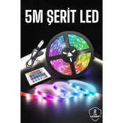 Resim LED Işık 5 Metre Şerit LED Rgb Işıklı 