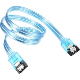 Resim Koodmax 1 Metre Sata 3.0 Data Kablosu – 6gbps Destekli, HDD & SSD Uyumlu, Metal Klipsli 