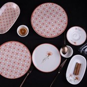 Resim Aryıldız Lucia Red 32 Parça 6 Kişilik Kahvaltı Takımı 