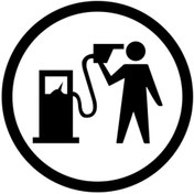 Resim Kıvırcıkyoga Yakıt Deposu Oto Motor Laptop Duvar Folyo Sticker 60 X 54 Cm 