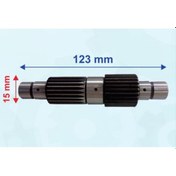 Resim Atv Apachi Şanzıman Mili 2 Frezeli 123-15 Mm Öm 