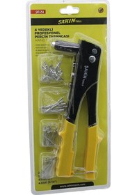 Resim Perçin Tabanca Makine Seti 4 Boy Uç 2.4- 3.2 - 4 - 4.8 + 4 Boy Kalınlık X 10pcs 40pcs İğne 