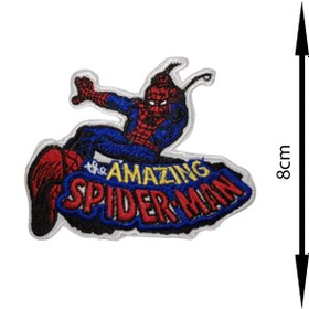Resim REMSATİC Ütü Ile Yapışan Arma - Patch - Yama The Amazing Spiderman Modeli (10cm X 8cm) 