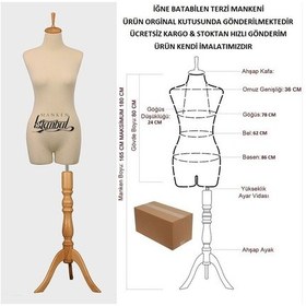 Resim Videolu Ürün-Pantolon Giyebilen 36 Beden Süngerli Terzi Mankeni 527200819 