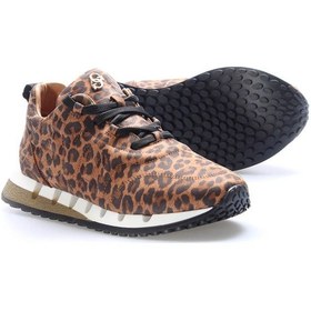 Resim Fast Step Hakiki Deri Kadın Casual Ayakkabı 167za40046-3 Leopar 