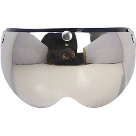 Resim Yuntech01 3/4 Kask İçin Tri-kanca Adaptörlü Güneş Gözlüğü - Abss Malzeme, Gümüş Kaplama, 23.5x13.5x11cm Sliver 