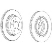 Resim FERODO DDF1073 FREN DİSKİ ARKA BMW 3 E46 98- 