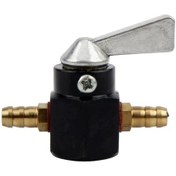 Resim Dream011 Siyah Cnc Aluminyum Motor Yakıt Musluğu - 6mm Inline, Kolay Montaj Honda Kawasaki Yamaha 