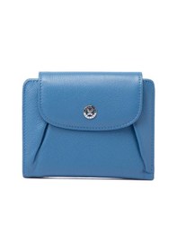 Resim Tergan Mavi Deri Kadın Cüzdan - S1cb00005714-k3a Mavi 