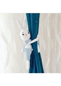 Resim Amigurumi Perde Tutucu Tavşan 