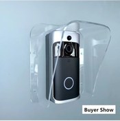 Resim Besthome1 Dream011 Akrilik Kapı Zili Klavye Kapağı Su Geçirmez, Şeffaf Elektriksiz Flip Aksesuarı 