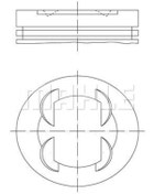 Resim Mahle 0830102 Piston Segman 86.8 Mm Bmw S50 B32 E36 M3 3.2 (WR858543) 