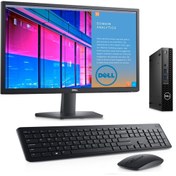 Resim Dell Optiplex 3000MFF Intel i3 12100T 32GB 2TB SSD Windows 11 Pro 21.5mon Mini Masaüstü Bilgisayar N006O3000MFF26M 