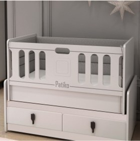 Resim Patiko Furniture R 121 Rose Asansörlü Beşik 