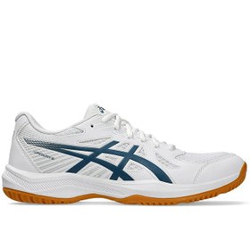 Resim Asics Upcourt 6 Erkek Beyaz Voleybol Ayakkabısı 