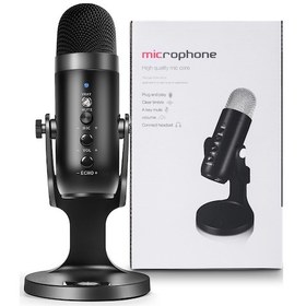 Resim Profesyonel Stüdyo Mikrofon Kayıt Condenser Masaüstü Canlı Yayın 