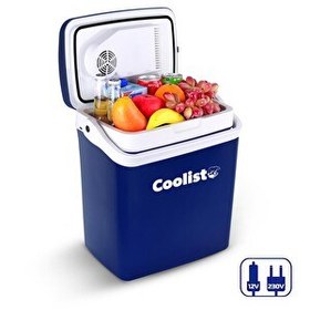 Resim Coolist CLT18 12 Volt 220 Volt AC/DC 18 L Mavi Sıcak Soğuk Oto Buzdolabı 