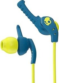 Resim Skullcandy SCS2WIJX-358 XTplyo kulak içi spor kulaklık, evrensel uzaktan kumanda/mikrofonlu, tere dayanıklı, siyah/yeşil 