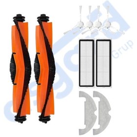 Resim Xiaomi Mop 2 Ultra X10 Uyumlu 2 Ana Fırça 4 Yan Fırça 2 Filtre 2 Mop Pkt-iasgf0001303 