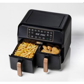 Resim Kenwood HFP70.000BK Dual Air Fryer BK Copper 