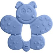 Resim Bambino Kauçuk Yumuşak Diş Kaşıyıcı Mavi Kelebek Mavi 