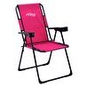 Resim Argeus Rest Pembe Bardaklıklı Katlanabilir Kamp Sandalyesi 