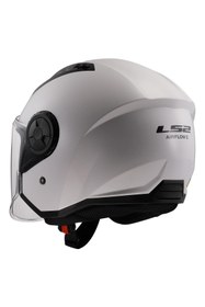 Resim Ls2 Airflow 2 Açık Motosiklet Kaskı-689 Beyaz 